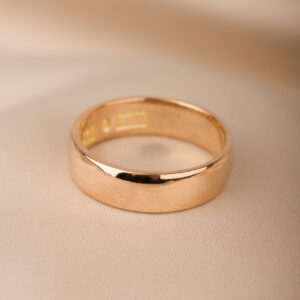 Slät förlovningsring