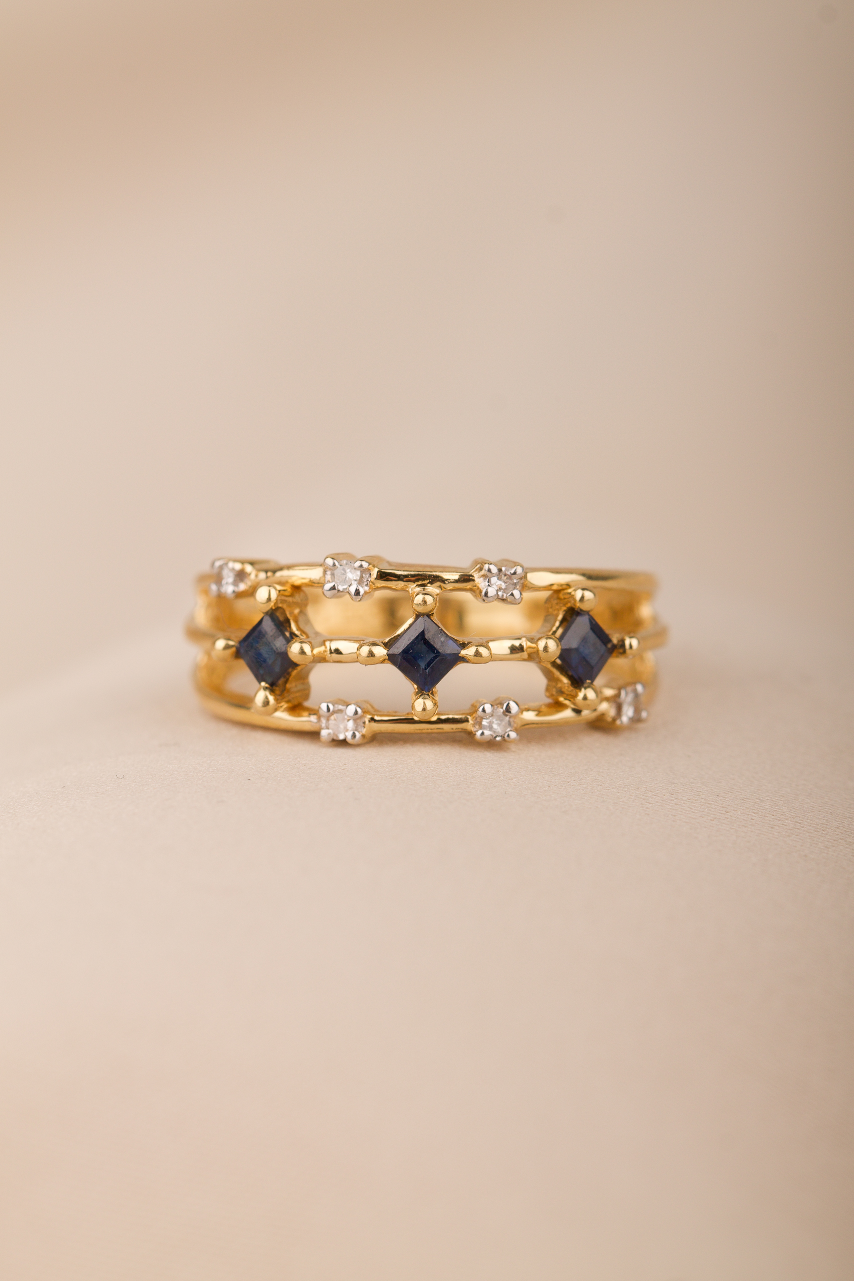 Vacker doserad ring