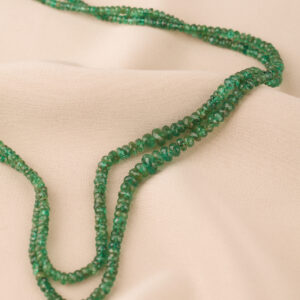 Dubbelt smaragd-collier