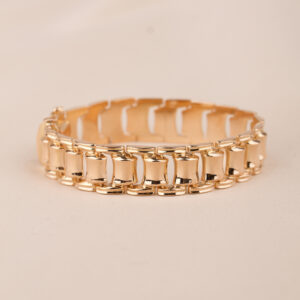 Högblankt guldarmband